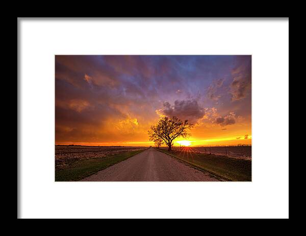 Storm Framed Print featuring the photograph Goodbye Says It All by Aaron J Groen
