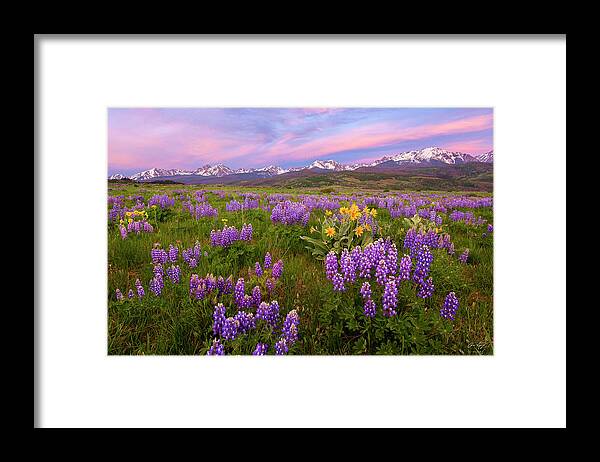 Gore Range Framed Print featuring the photograph Gore Range Sunrise by Aaron Spong