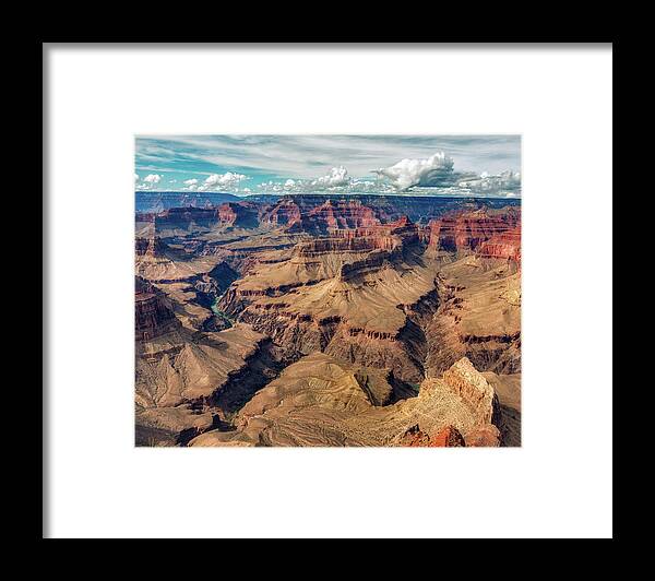 Arizona Framed Print featuring the photograph Grand Canyon South Rim by Brenda Jacobs