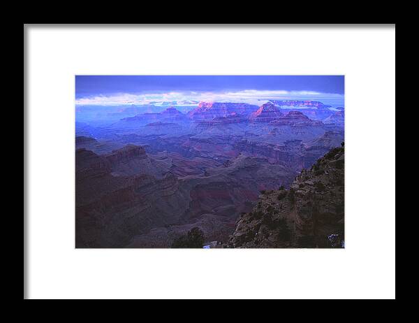 Grand Canyon Framed Print featuring the photograph Grand Canyon Twilight by Chance Kafka