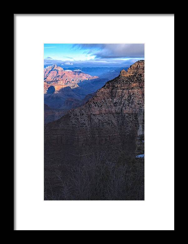Grand Canyon Framed Print featuring the photograph Grand Canyon Vertical Inspiration by Chance Kafka