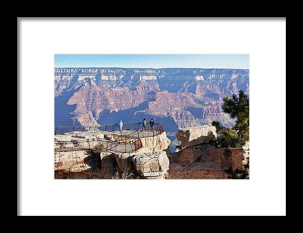 Viewpoint Framed Print featuring the photograph Grand Canyon Viewpoint by Bjarte Rettedal