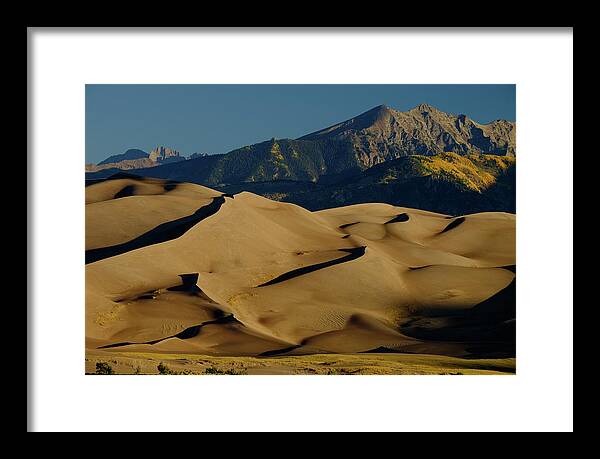 Aspens Framed Print featuring the photograph Grand Dunes by Johnny Boyd