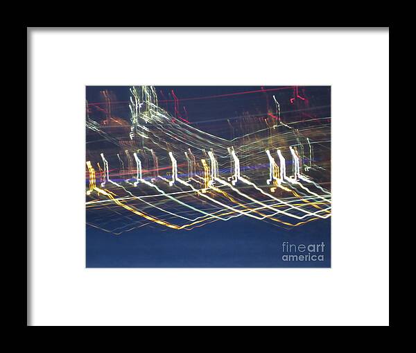 Abstract Framed Print featuring the photograph Great Leaps by World Reflections By Sharon
