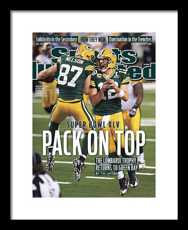 Sports Illustrated Framed Print featuring the photograph Green Bay Packers Vs Pittsburgh Steelers, Super Bowl Xlv Sports Illustrated Cover by Sports Illustrated