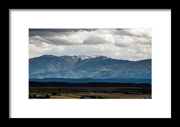 Outdoor Photographer Framed Print featuring the photograph Greenhorn Mountain Range Colorado by George Garcia
