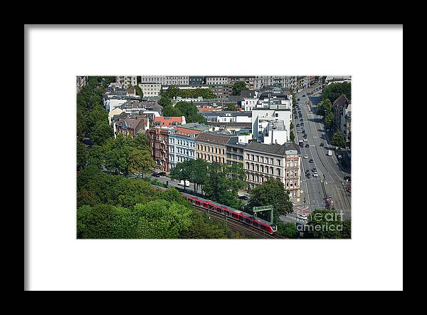 Hamburg Framed Print featuring the photograph Grindelallee, Rotherbaum District by Yvonne Johnstone