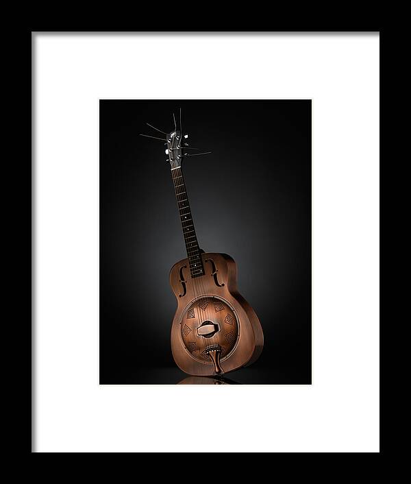 Guitar Framed Print featuring the photograph Guitar by Rostovskiy Anton