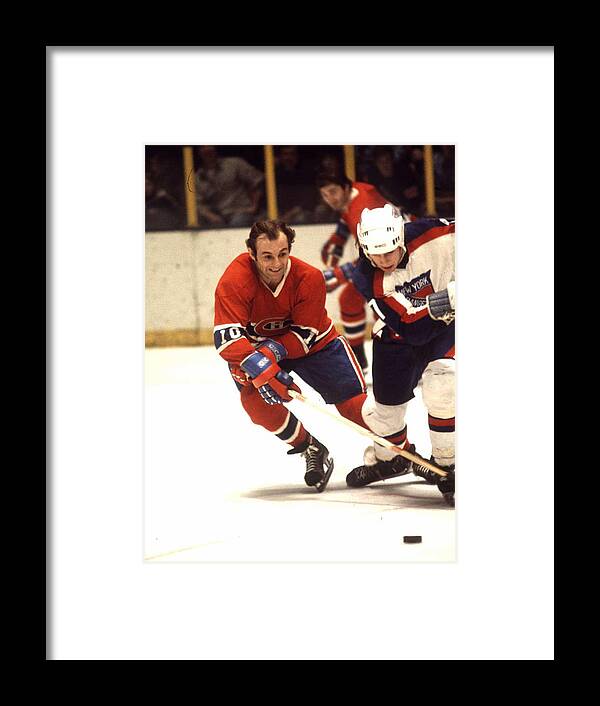 National Hockey League Framed Print featuring the photograph Guy Lafleur by B Bennett