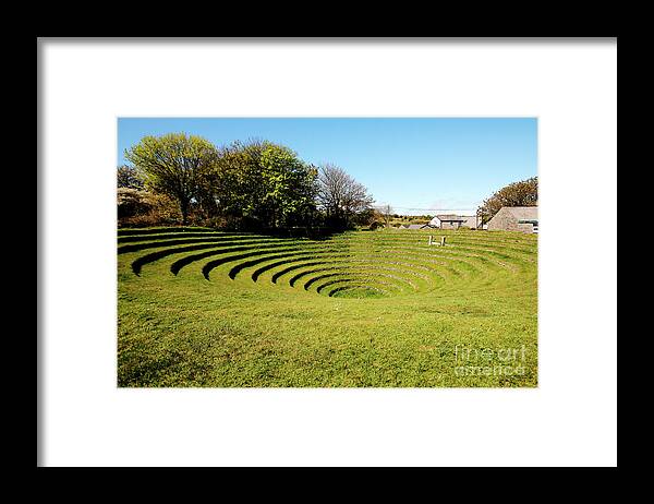 Gwennap Pit Framed Print featuring the photograph Gwennap Pit  by Terri Waters