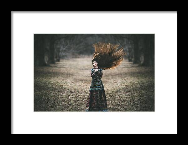 Mood Framed Print featuring the photograph Hair by Carmit Rozenzvig