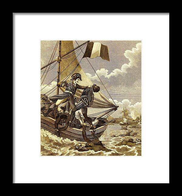 18th Century Framed Print featuring the photograph Haitian Revolution, Execution Of Black by Science Source