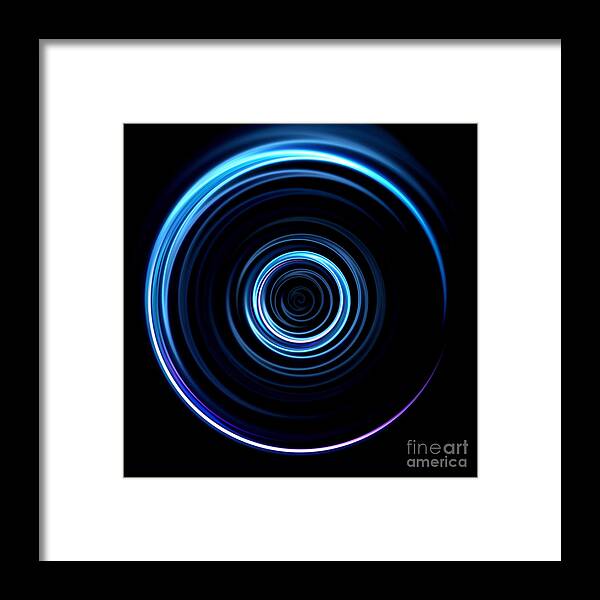 Hole Framed Print featuring the photograph Half Ring Double Flares by Ifc2