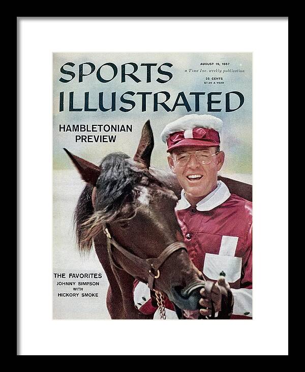 Horse Framed Print featuring the photograph Hambletonian Harness Preview Sports Illustrated Cover by Sports Illustrated