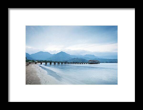 Scenics Framed Print featuring the photograph Hanalei Hawai by M.m. Sweet
