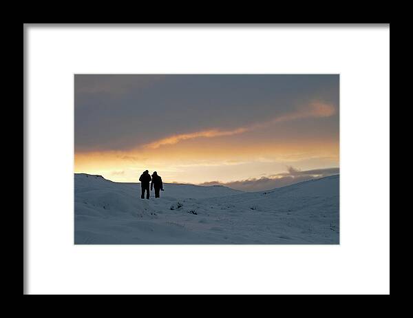 Winter Framed Print featuring the photograph Hanging around Iceland by Dubi Roman