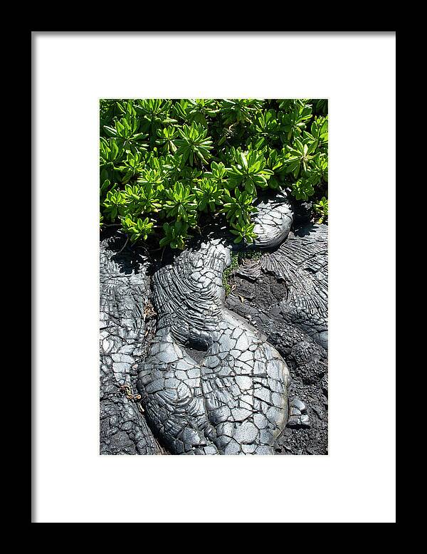 Hardened Lava 3 Framed Print featuring the photograph Hardened Lava 3 by Robert Michaud