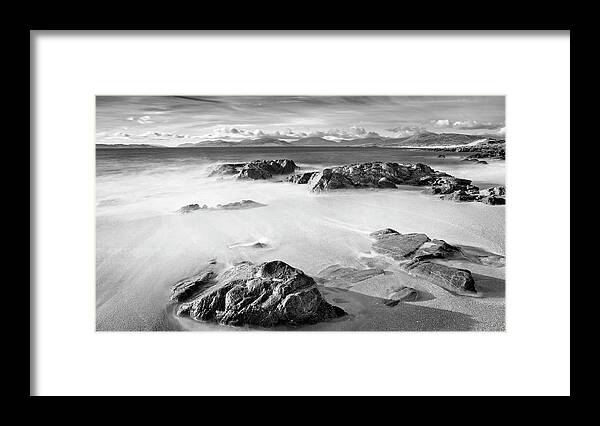 Tranquility Framed Print featuring the photograph Harris And Taransay by All Images Copyright And Created By Maxblack