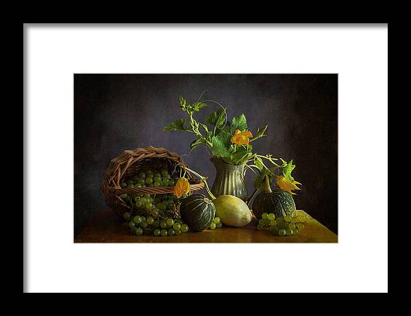  Framed Print featuring the photograph Harvest by Fangping Zhou
