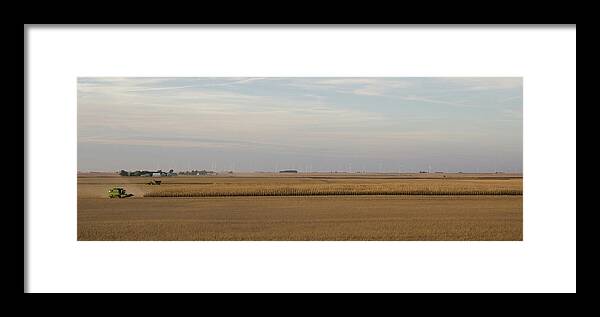Harvest Framed Print featuring the photograph Harvesting Deere by Dylan Punke