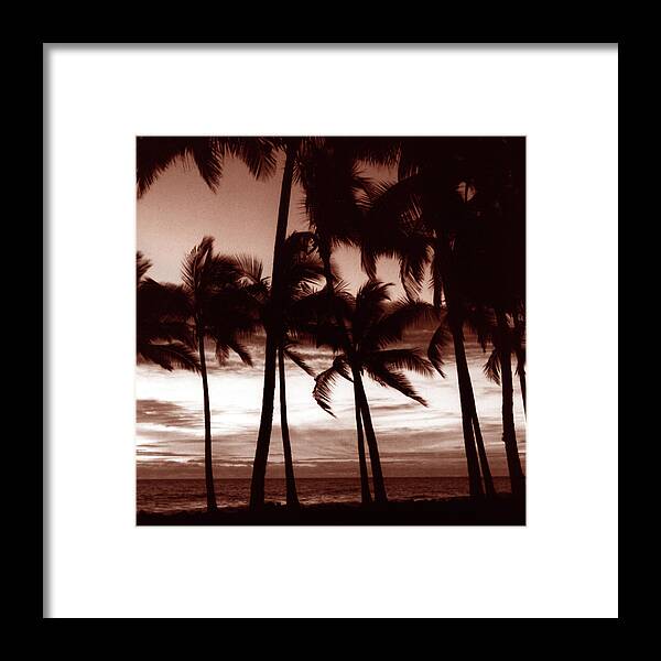 Hawaiian Framed Print featuring the photograph Hawaiian Sunset by Marilyn Hunt
