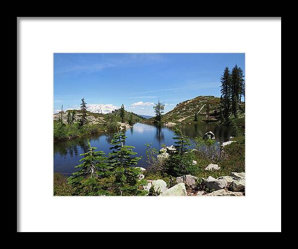 Shasta-trinity National Forest Framed Print featuring the photograph Heart Lake,  Shasta Trinity National Forest by Joe Schofield