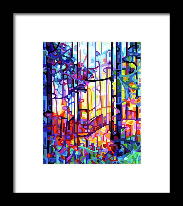 Summer Framed Print featuring the painting Heart of GOld by Mandy Budan