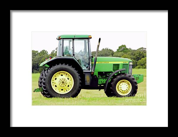 Tractor Framed Print featuring the photograph Heart Of The Farm by D Hackett