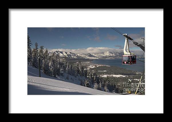 Heavenly Mountain Resort Framed Print featuring the photograph Heavenly Mountain Resort, El Dorado National Forest, California, U. S. A. by PROMedias US