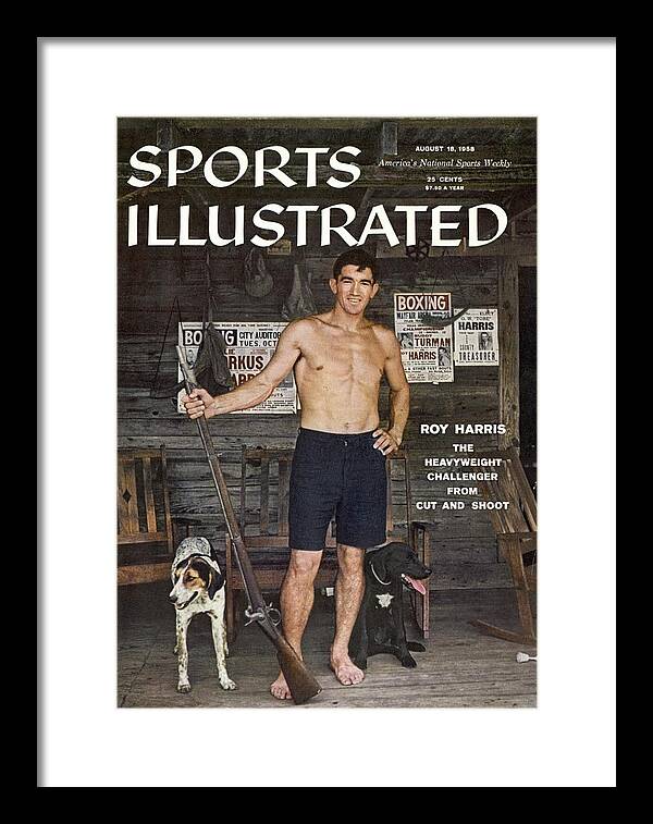 Magazine Cover Framed Print featuring the photograph Heavyweight Contender Roy Harris Sports Illustrated Cover by Sports Illustrated