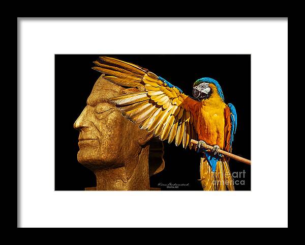Bird Framed Print featuring the photograph Heil Caesar by Kira Bodensted