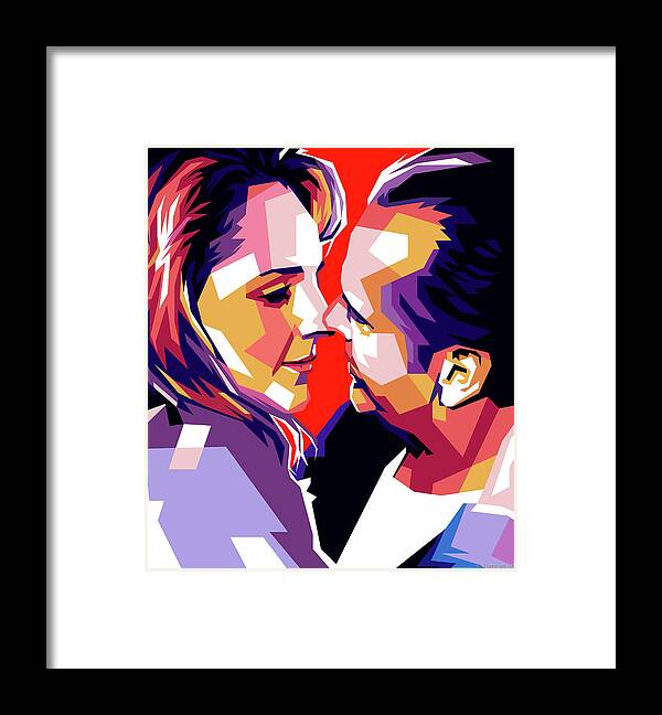 Helen Hunt Framed Print featuring the digital art Helen Hunt and Jack Nicholson by Movie World Posters