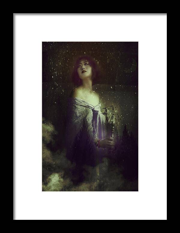 Portrait Framed Print featuring the photograph Helen Of Greek Mythology by Chunggook Yang
