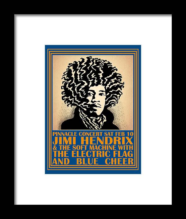 Hendrix Pinnacle Concert Framed Print featuring the photograph Hendrix Pinnacle Concert by Mark Rogan