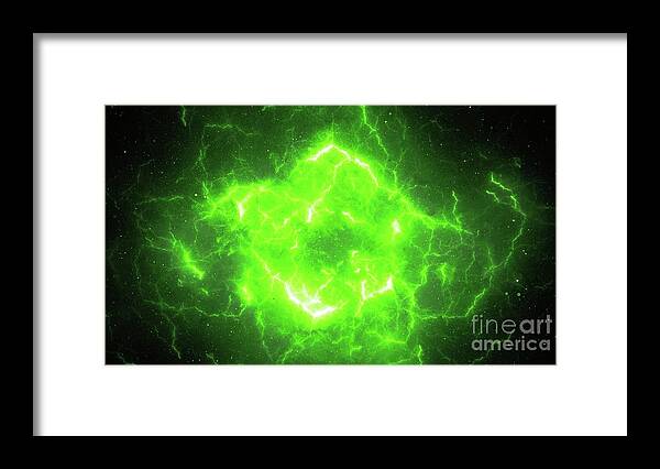 Energy Framed Print featuring the photograph High Energy Lightning by Sakkmesterke/science Photo Library