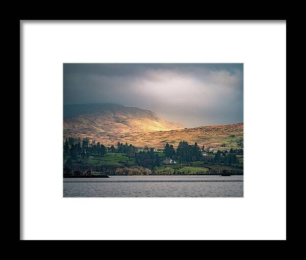 Cloud Framed Print featuring the photograph Hills of Donegal - Ireland - Landscape photography by Giuseppe Milo