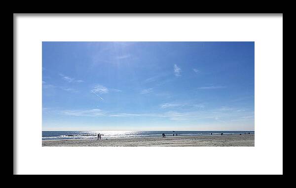 Hilton Head Island Framed Print featuring the photograph Hilton Head Island's Coligny Beach by Dennis Schmidt