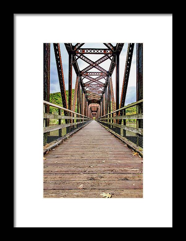 Hiwassee Bridge Framed Print featuring the photograph Hiwassee Bridge by Donna Twiford