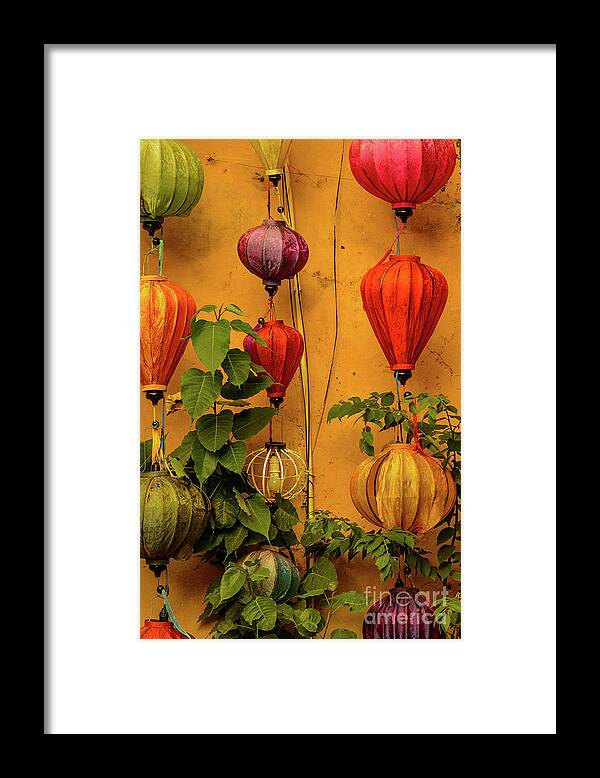 Lantern Framed Print featuring the photograph HoiAn 02 by Werner Padarin
