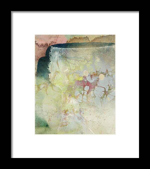 Abstract Framed Print featuring the photograph Hold My Veil by Karen Lynch