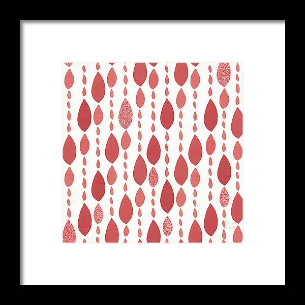 Abstract Framed Print featuring the mixed media Holiday Sparkle Pattern Viid by Dina June