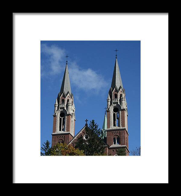 Holy Hill In Hubertus Framed Print featuring the photograph Holy Hill by Kay Novy