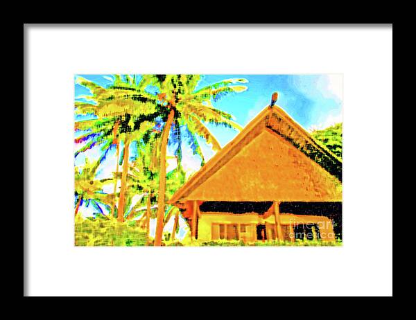 Fiji Framed Print featuring the photograph Home in Fiji by Becqi Sherman