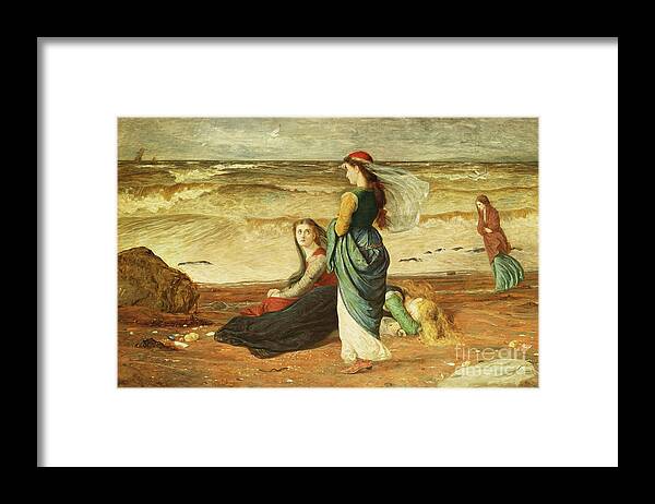 Woman Framed Print featuring the painting Hope, 1860 by James Archer