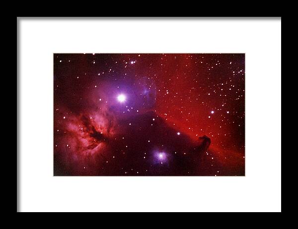 Galaxy Framed Print featuring the photograph Horsehead Nebula In The Belt Of Orion by A. V. Ley