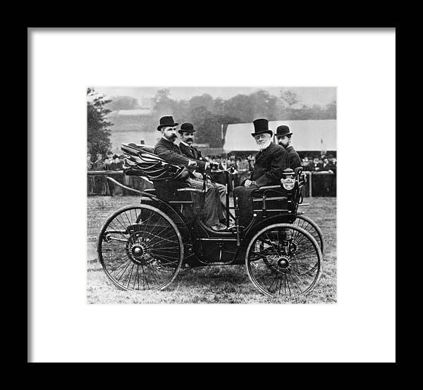 Kent Framed Print featuring the photograph Horseless Vehicle by Hulton Archive