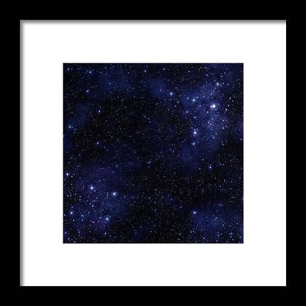 Galaxy Framed Print featuring the photograph Huge Vibrant Space by Hayri Er