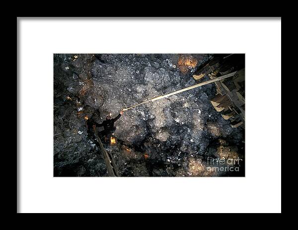 Cave Framed Print featuring the photograph Humidity Measurement by Patrick Landmann/science Photo Library