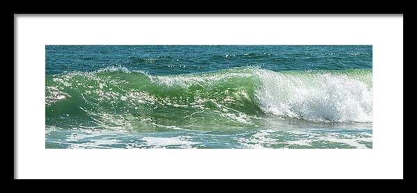 Ocean Framed Print featuring the photograph Hurricane Wave by Donna Twiford