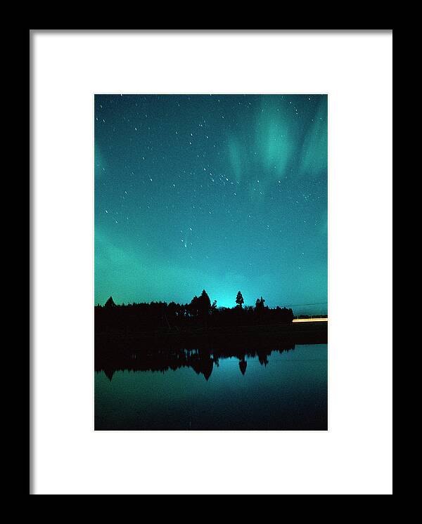 Water's Edge Framed Print featuring the photograph Hyakutake Comet by Imagenavi